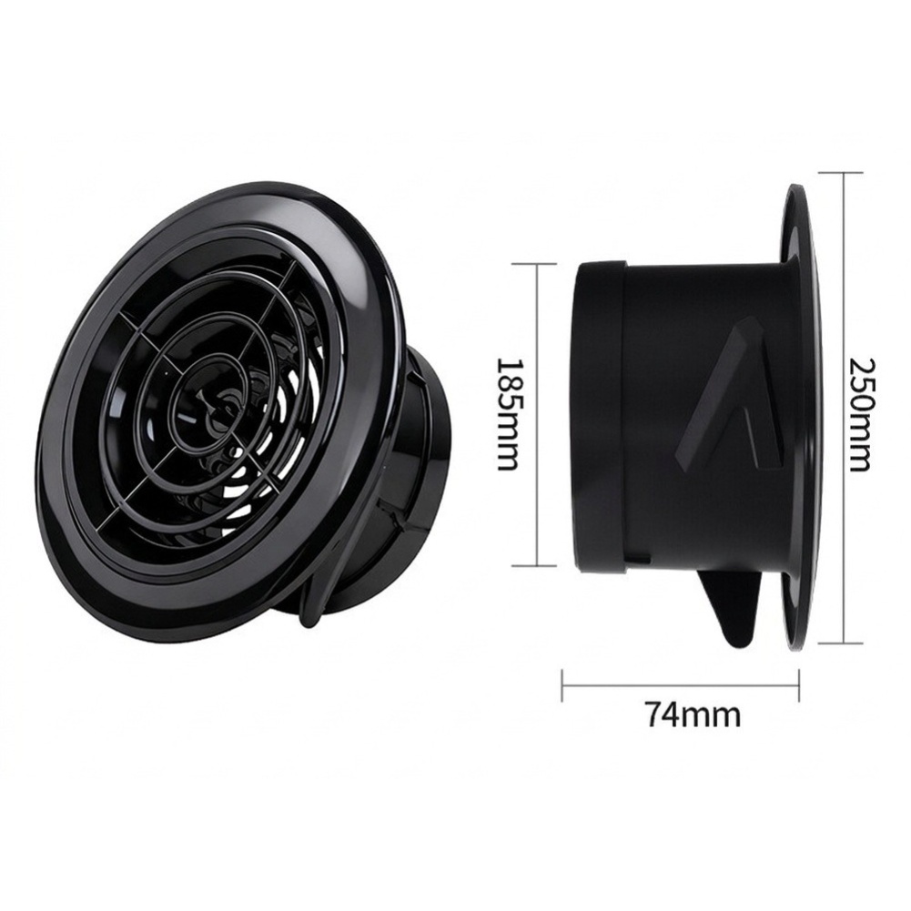 Home Bathroom Vent Fans - 200mm Round Rotating Air Vent Cover