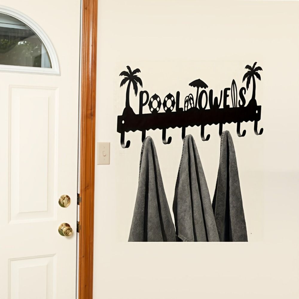 Multi-functions Metal Wall Hoo - Home Bathroom Door Signs review and price