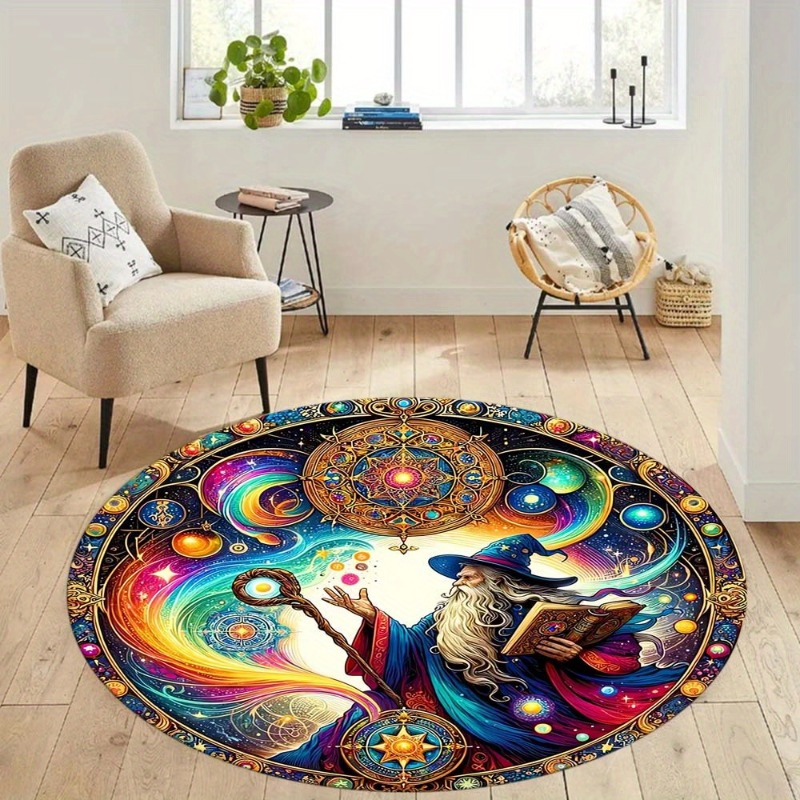 Wizard Fantasy Art Round Rug F - Home Bathroom Colors review and price
