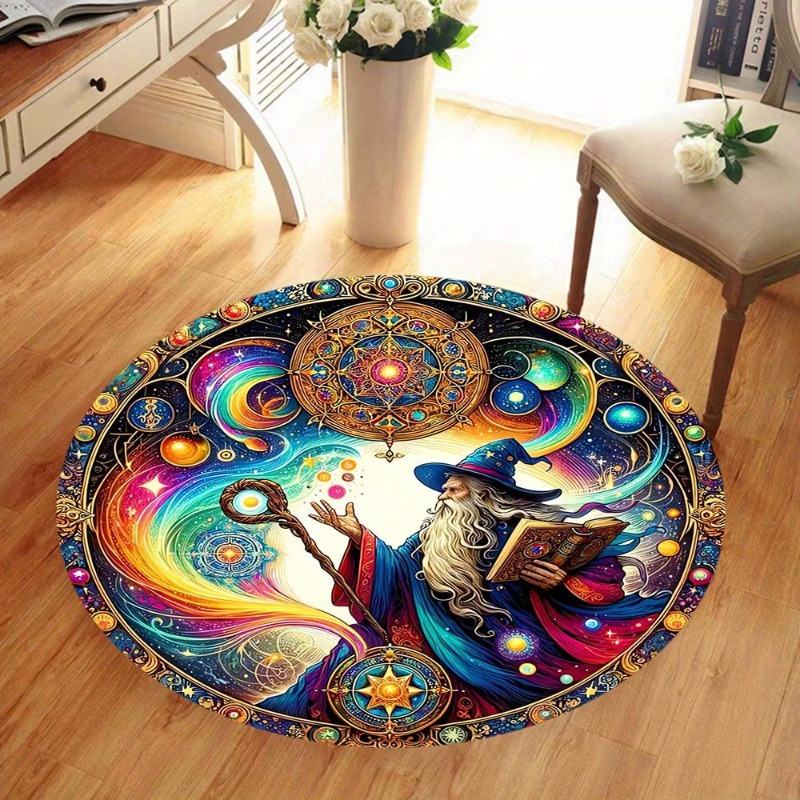 Wizard Fantasy Art Round Rug F - Home Bathroom Colors review and price