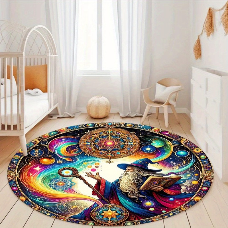 Wizard Fantasy Art Round Rug F - Home Bathroom Colors review and price
