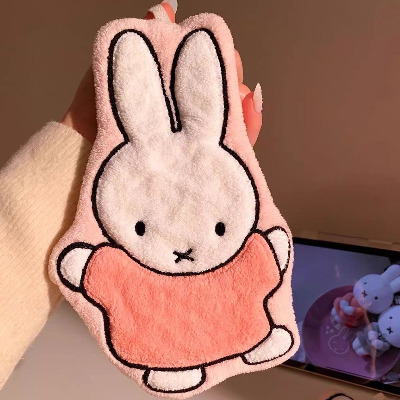 2Pcs/set Cute Miffy Towel Home - Home Goods Bathroom Sets review and price