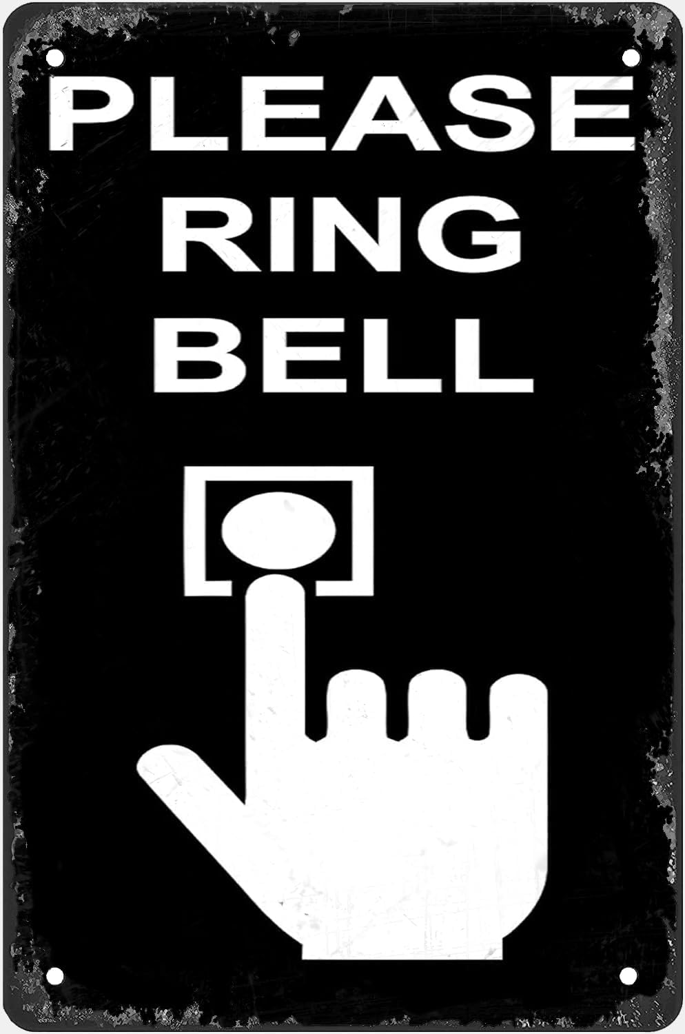 Please Ring Bell Tin Sign Plaq - Home Bathroom Door Signs review and price