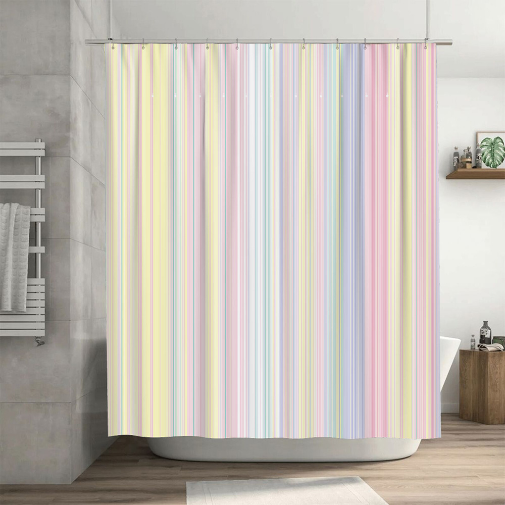 Soft Striped Shower Curtain Pa - Home Bathroom Colors review and price