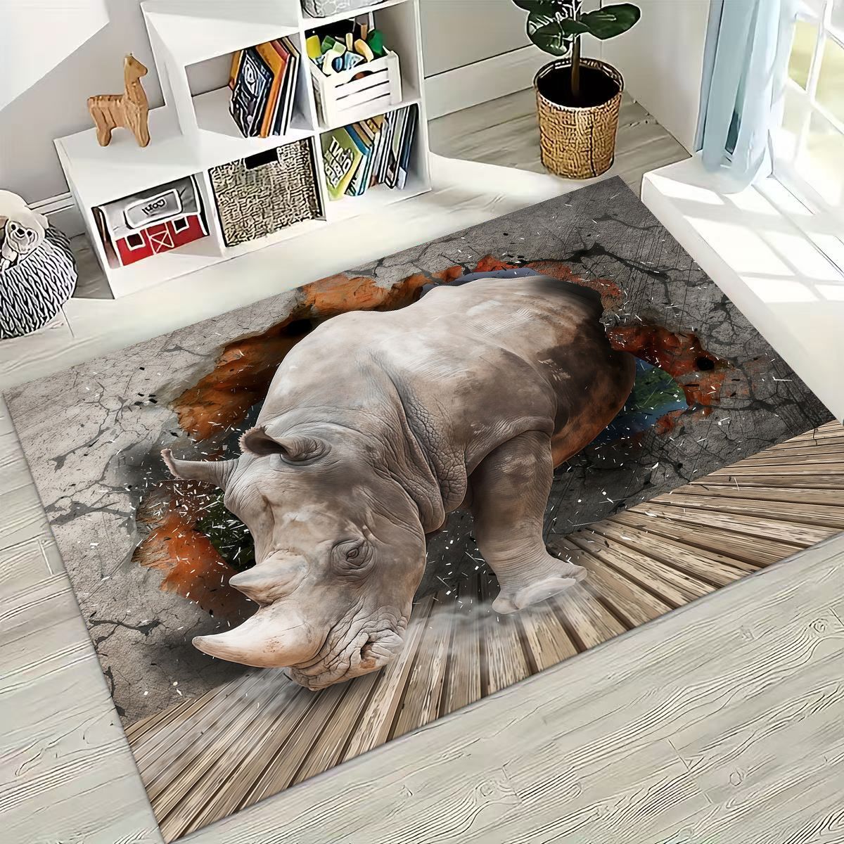 Illusion Breaking Wall Dinosau - Home Bathroom Break review and price