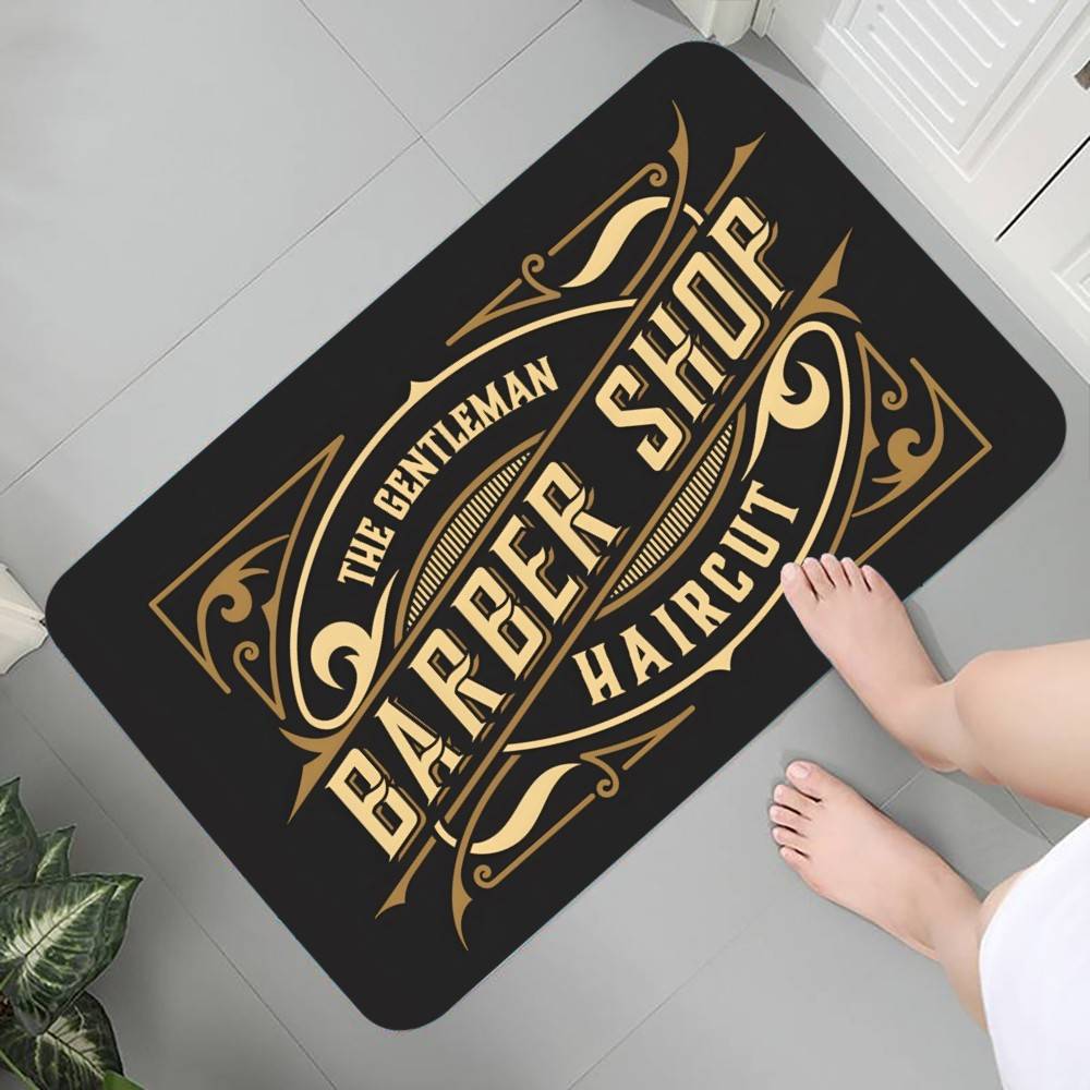 Barber Shop Sign Carpet Bathro - Home Bathroom Door Signs review and price