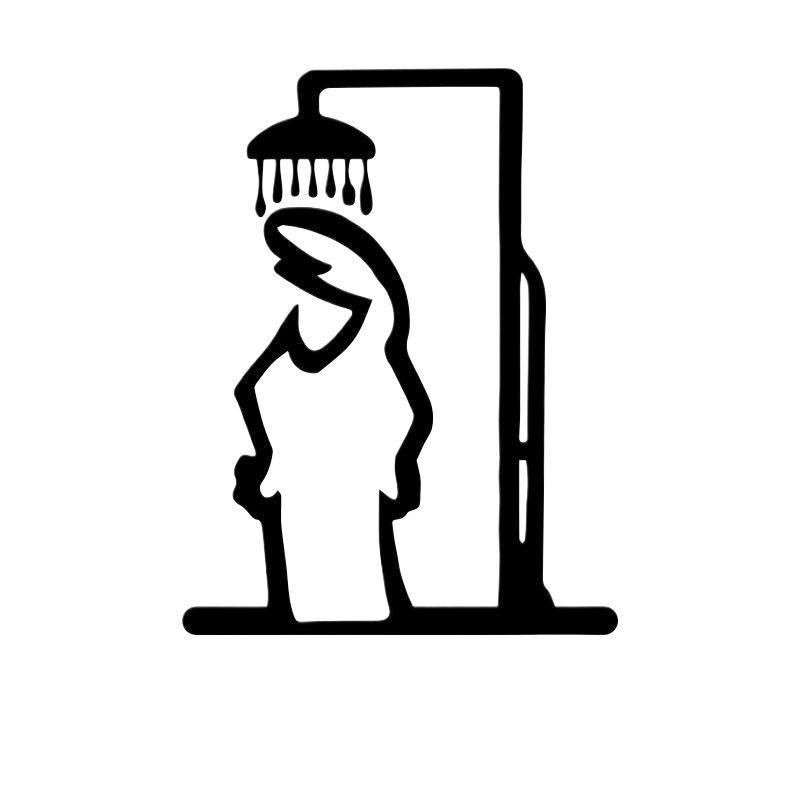 1PCS Minimalist Line Metal Bat - Home Bathroom Door Signs review and price