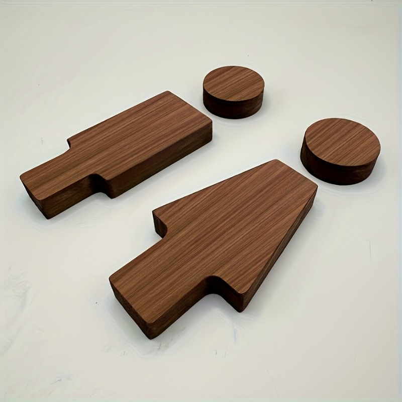 2PCS Wooden Bathroom Sign for  - Home Bathroom Door Signs review and price