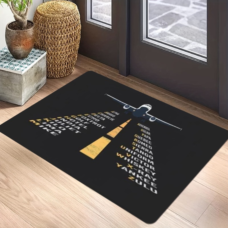 Aviation Theme Carpet Mat - Ai - Home Bathroom Door Signs review and price