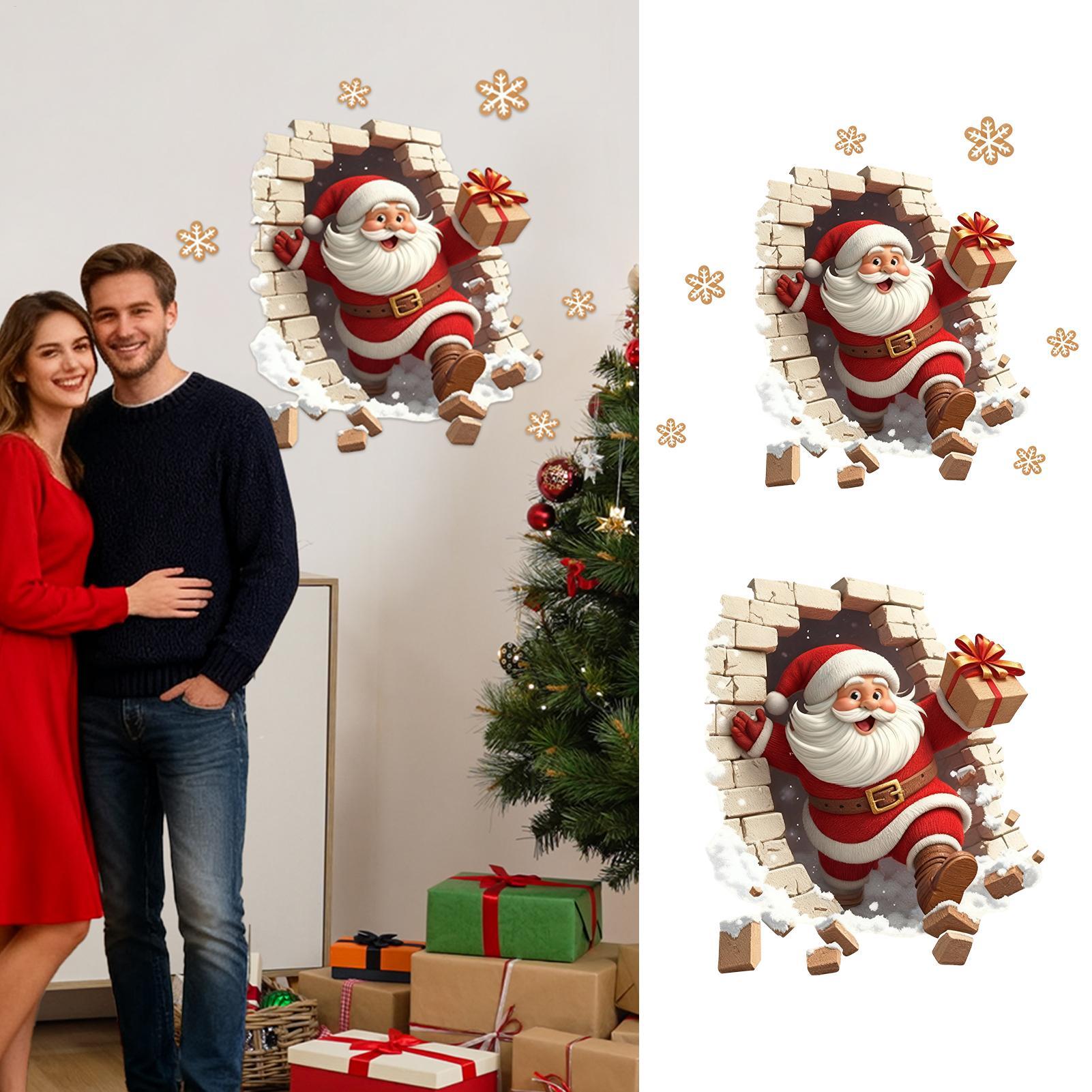 Santa Wall Stickers Christmas  - Home Bathroom Break review and price