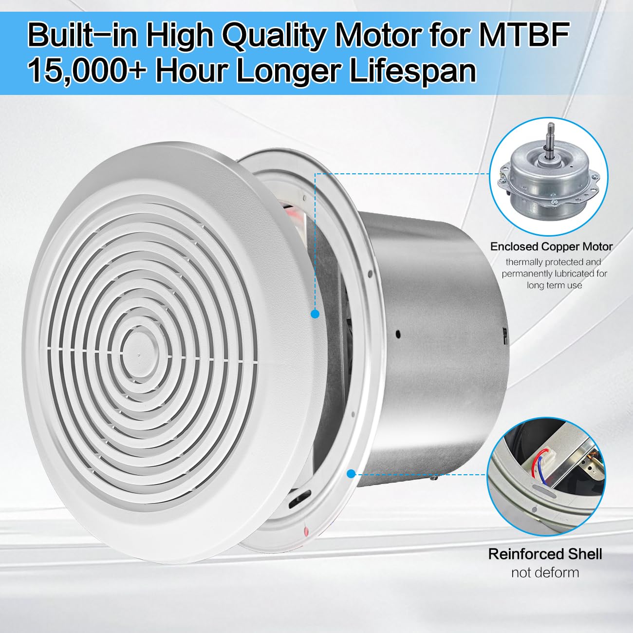 V2262-50 7 Inch Bathroom Exhau - Home Bathroom Vent Fans review and price