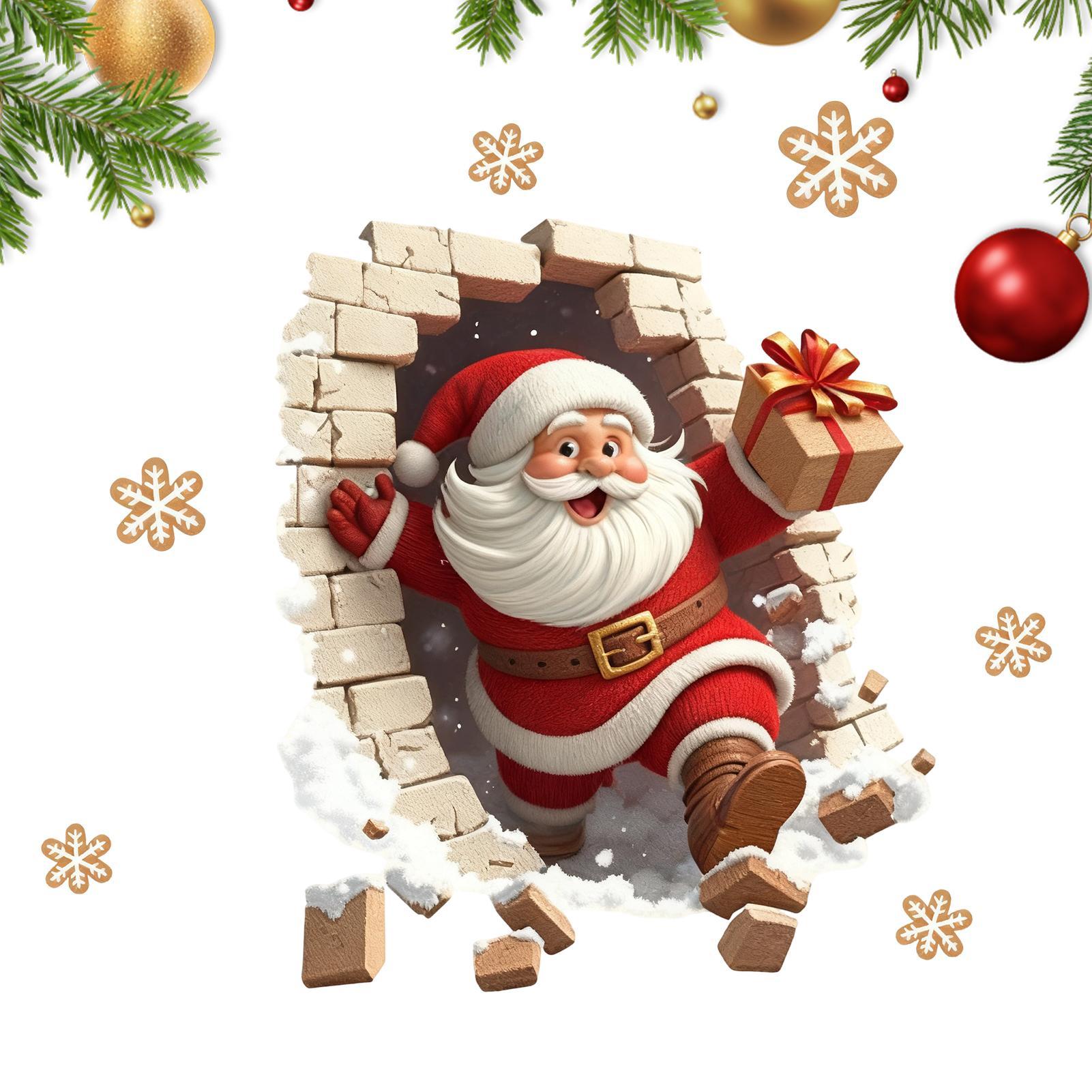 Santa Wall Decal Christmas Sti - Home Bathroom Break review and price