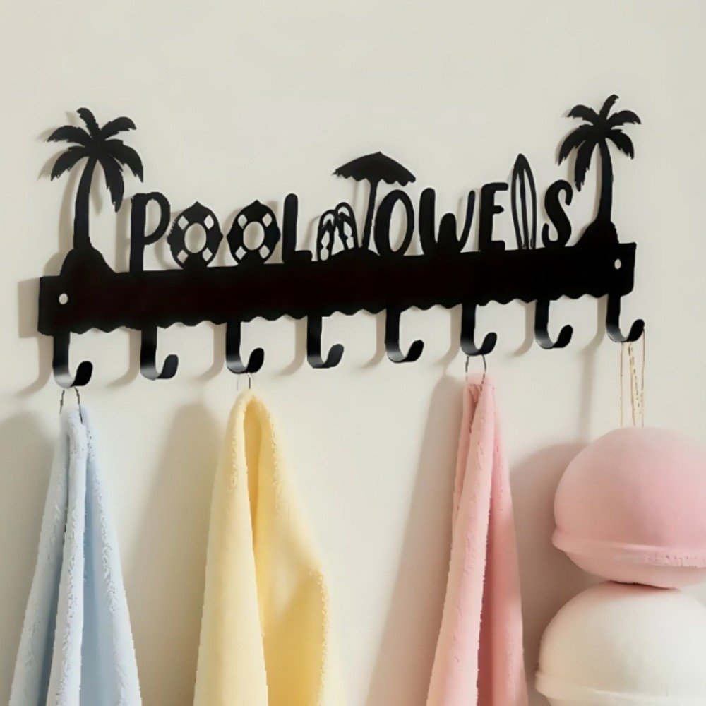 Multi-functions Metal Wall Hoo - Home Bathroom Door Signs review and price