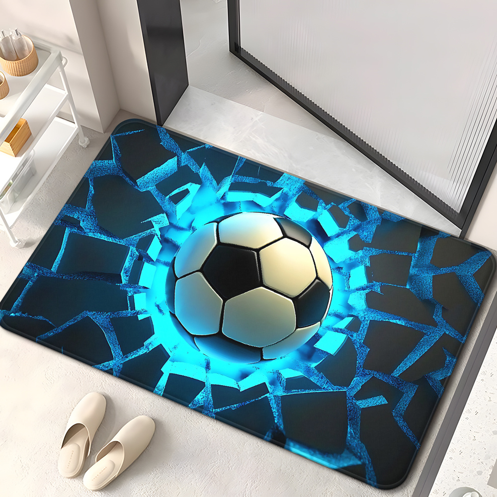 Soccer Ball Breaking Wall Flan - Home Bathroom Break review and price