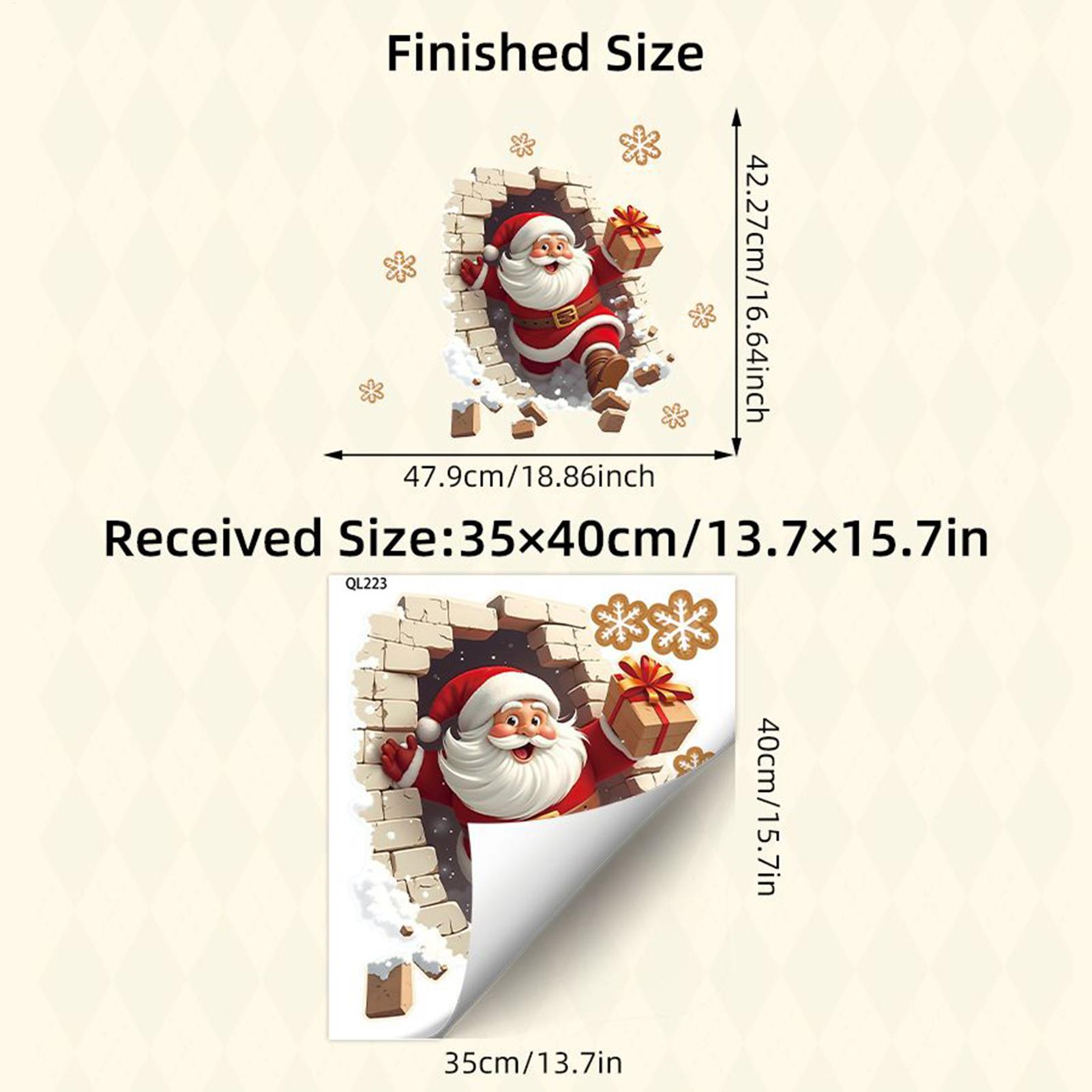 Santa Wall Stickers Santa Clau - Home Bathroom Break review and price