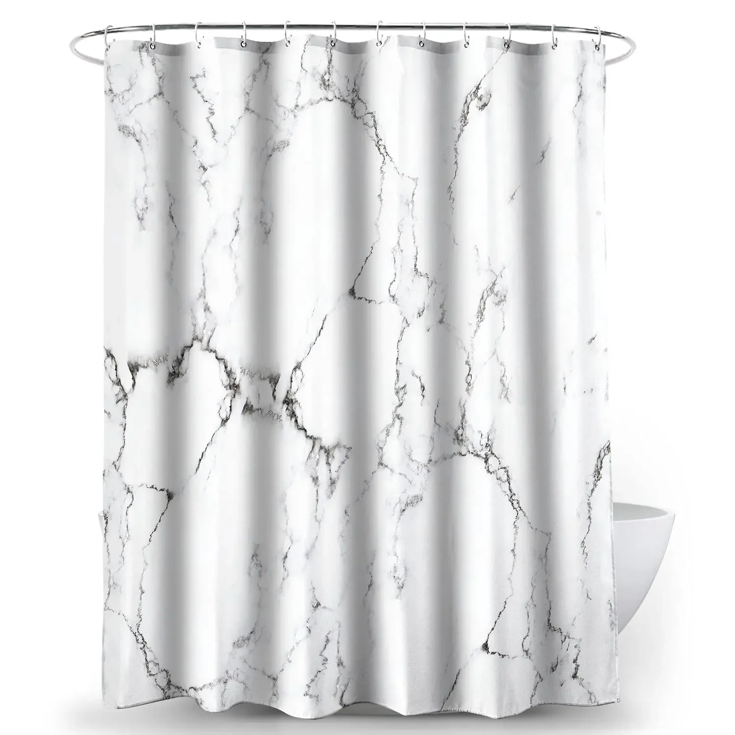 Grey Gold Marble Ink Texture S - Shower Curtain Liner review and price