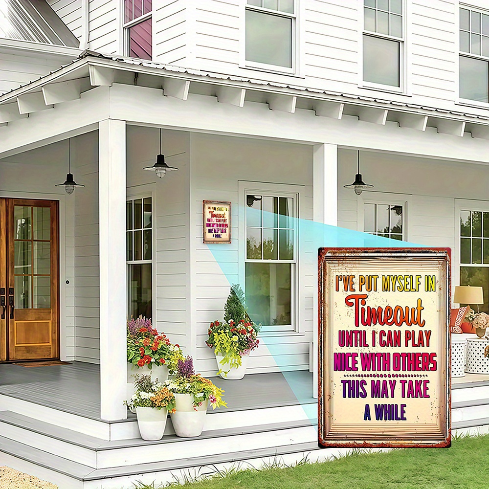 2D Metal Sign, Retro Iron Wall - Home Bathroom Break review and price