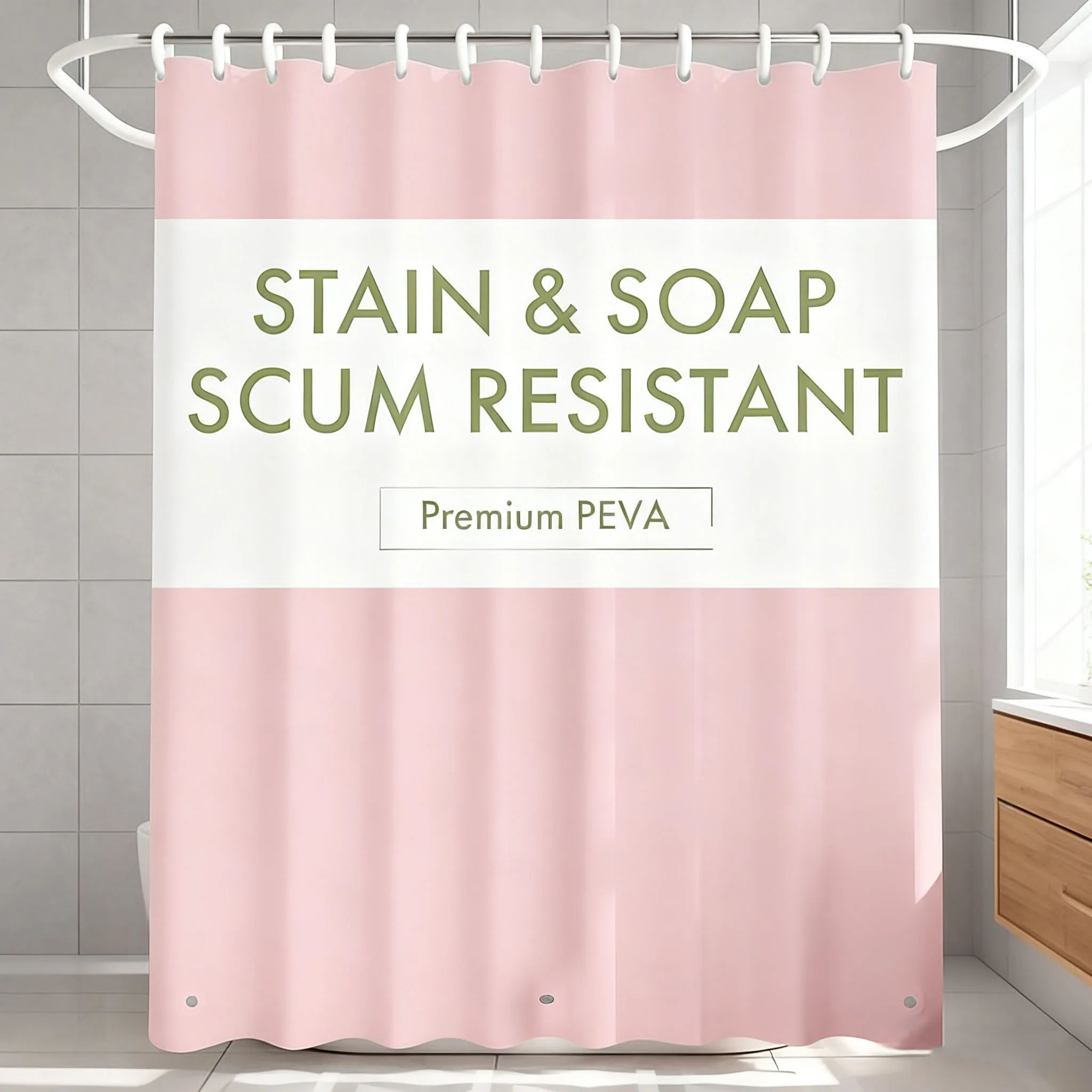 1PC Lightweight PEVA Shower Cu - Shower Curtain Liner review and price
