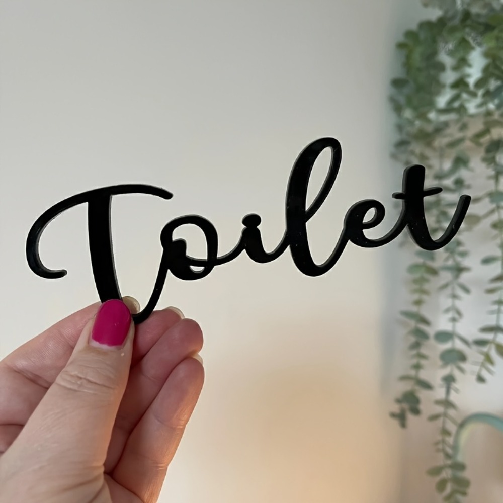 CIFBUY Modern Plastic Letter S - Home Bathroom Door Signs review and price