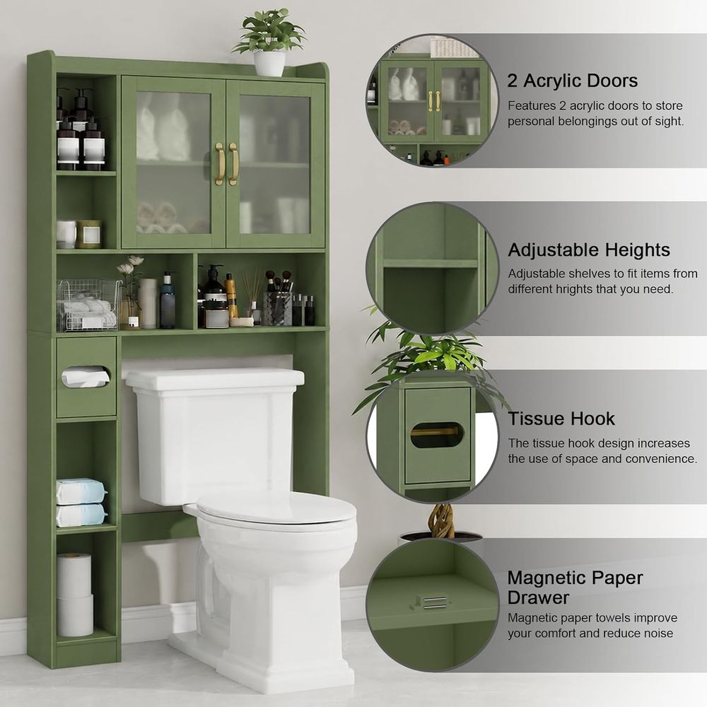 Space-Saving Acrylic Over-the- - Home In Bathroom review and price