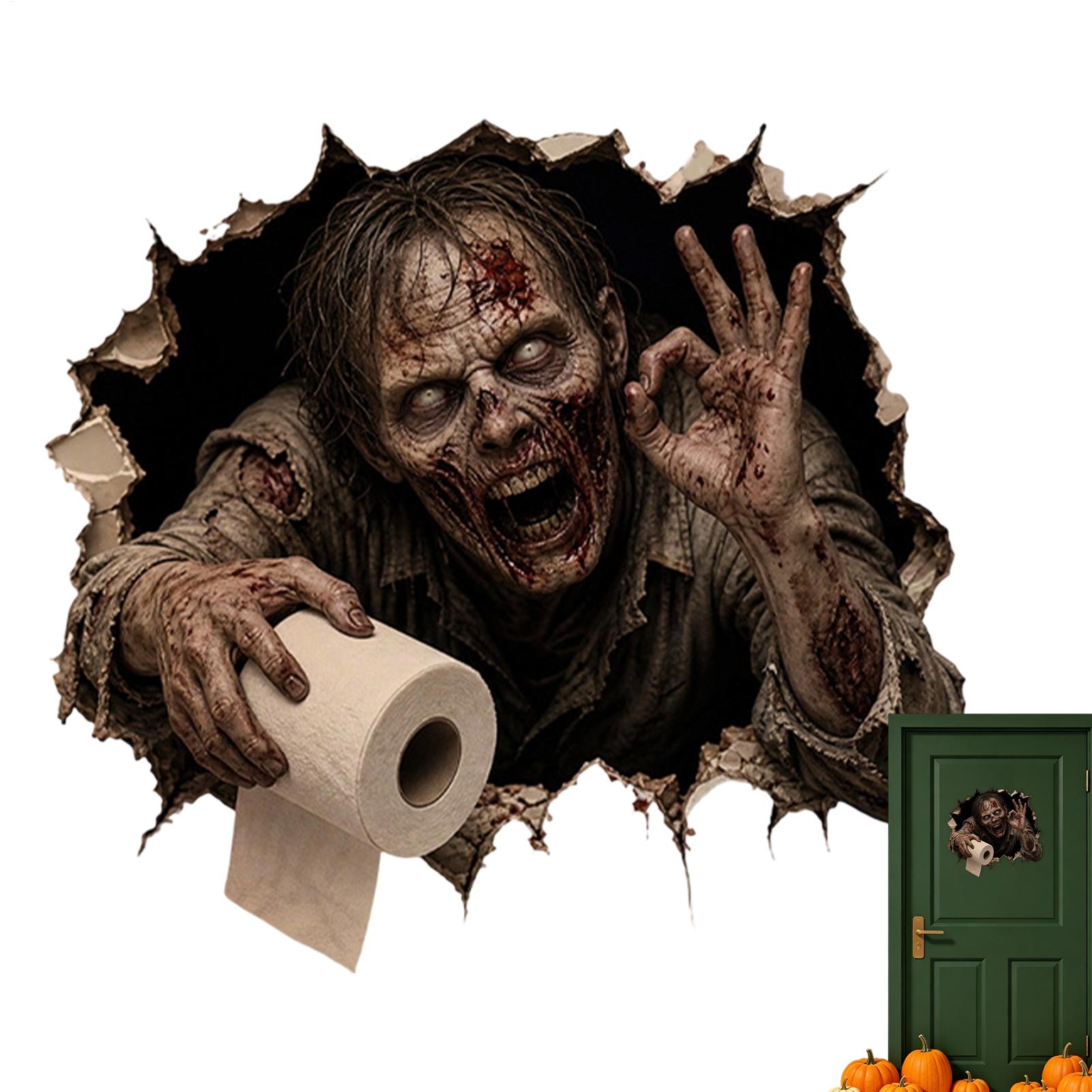 Halloween Toilet Stickers Holi - Home Bathroom Break review and price