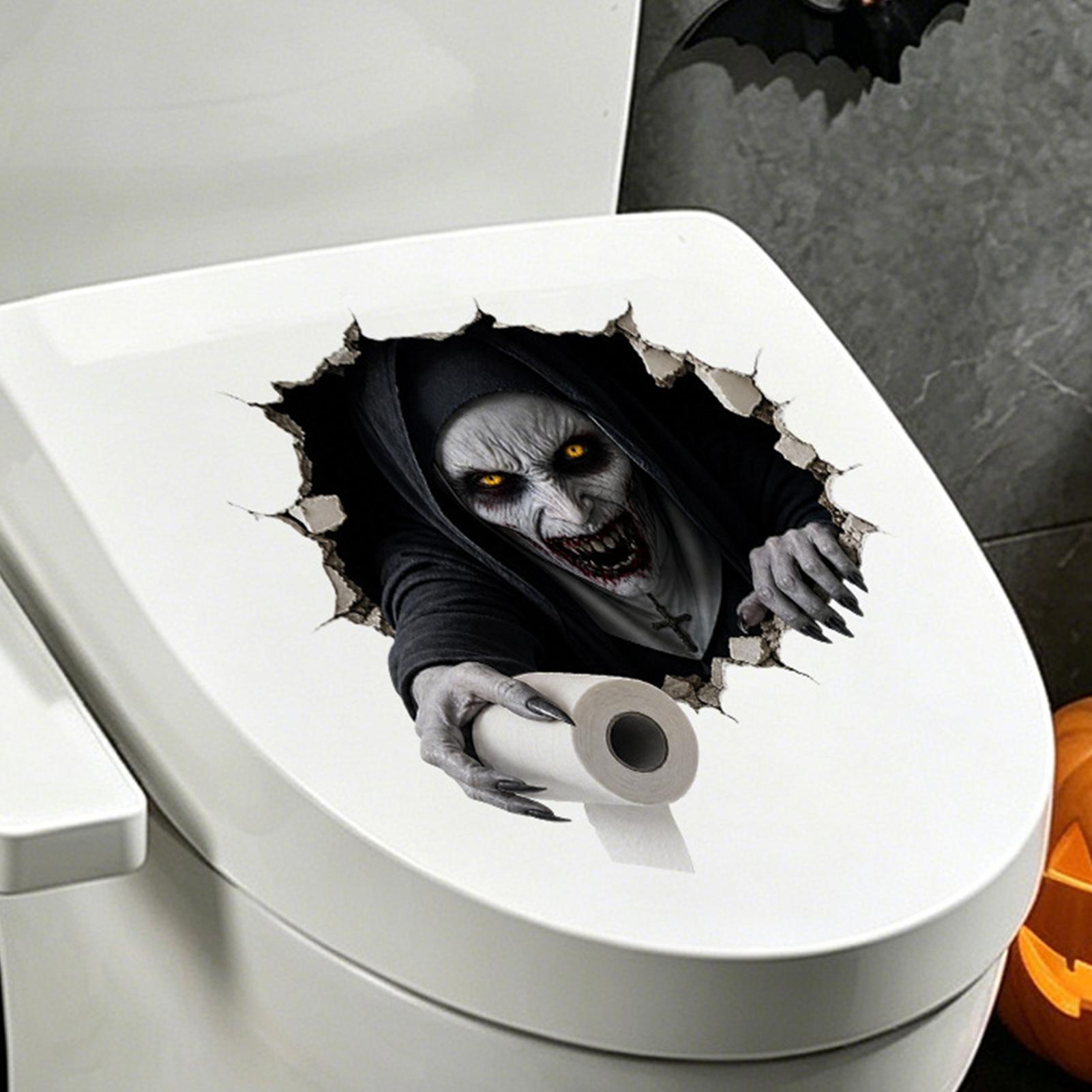 Halloween Toilet Stickers Holi - Home Bathroom Break review and price