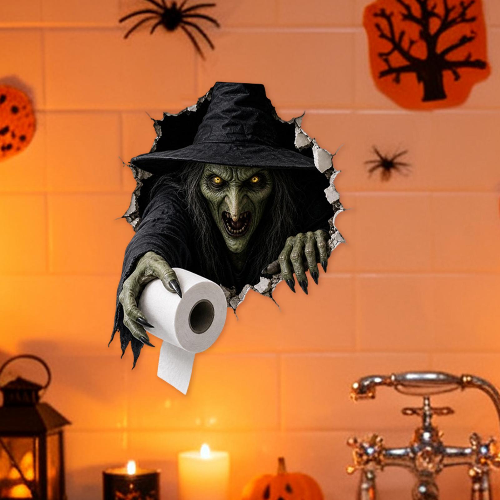 Halloween Toilet Stickers Holi - Home Bathroom Break review and price
